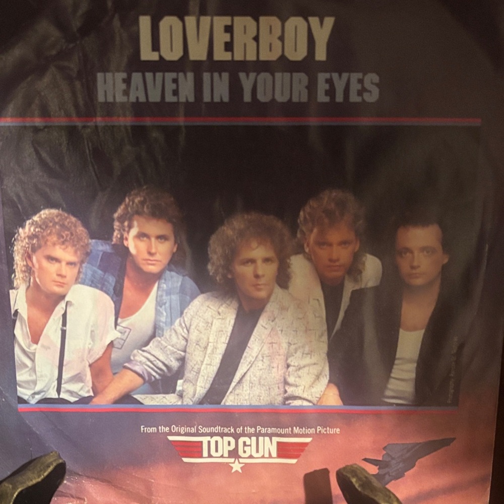 Heaven in Your Eyes" 7-inch vinyl by band Loverboy 45 RPM 7-inch